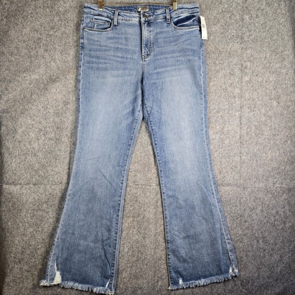 Kut From The Kloth Jeans NWT Womens 16 Ana Fab Ab Flare Bell Bottom Boho Fairy
